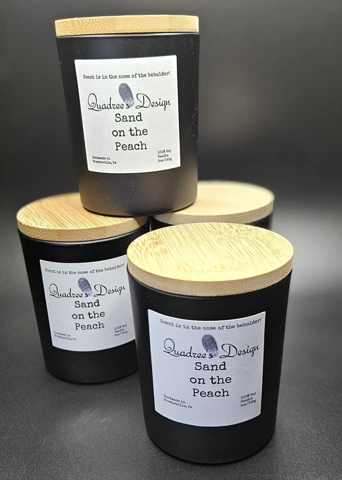 Sand on the Peach Candles